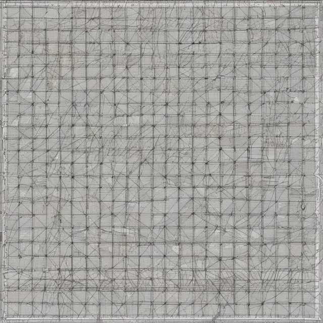 An intricate mosaic depicting the interwoven nature of Leontief