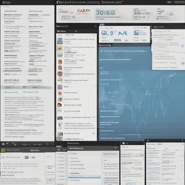 An image of a watchlist guardian atop a wave, studying charts with news alerts popping up as tools lay scattered around him