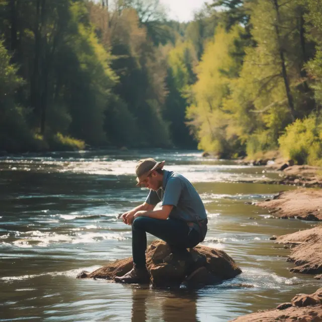 A landowner on a riverbank considers various uses for the adjacent water in accordance with riparian laws