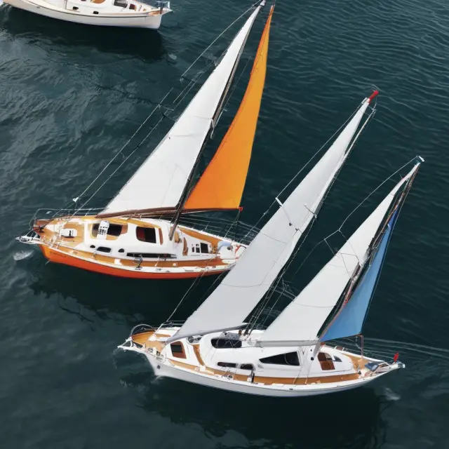 Three sailboats represent boat, yacht, and personal watercraft insurance policies.