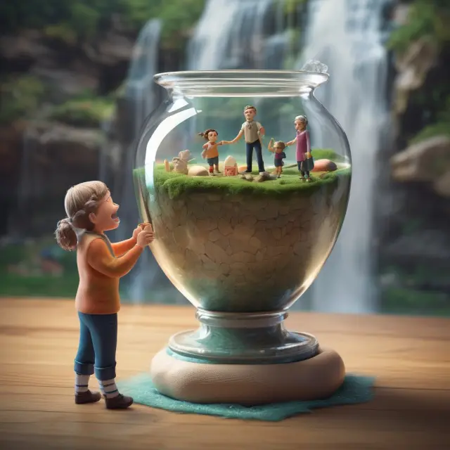 A grandparent pours wealth from a whole-life insurance policy to their child