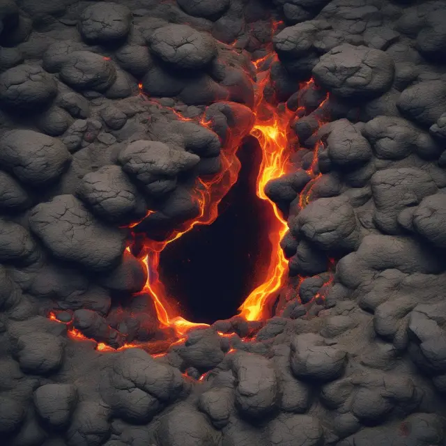 A volcano erupting with weak short traders exiting positions, triggering a market upheaval with heightened price volatility