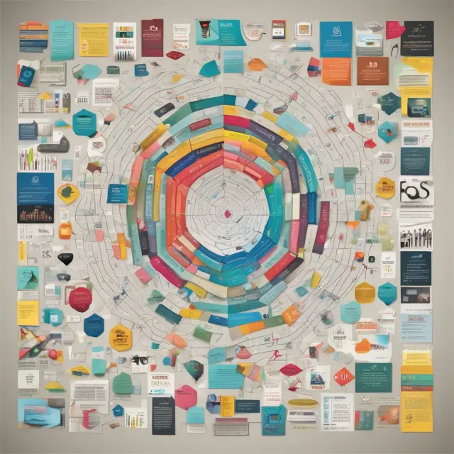 An image depicting the transformation from static Web 1.0 pages to dynamic Web 2.0 mosaics, symbolizing the shift in financial information