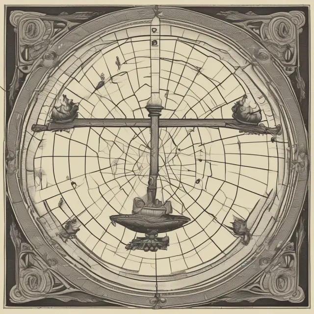 An ornate pendulum oscillating between bullish euphoria and bearish despair, symbolizing the weekend effect in the stock market.