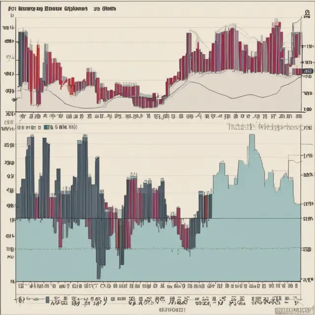 Visualization of the weekend effect, comparing the waves of returns on Fridays and Mondays, reflecting research findings