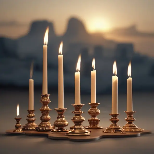 An ancient scroll unfurled with weekly candlestick charts, symbolizing the illumination of long-term financial trends.