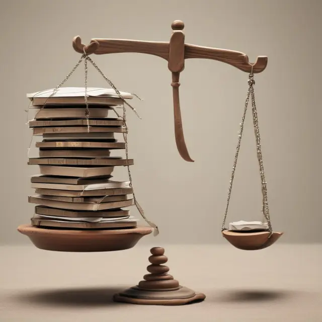 Scales tipping towards investment opportunities, emphasizing weighted sector allocations for balanced portfolios