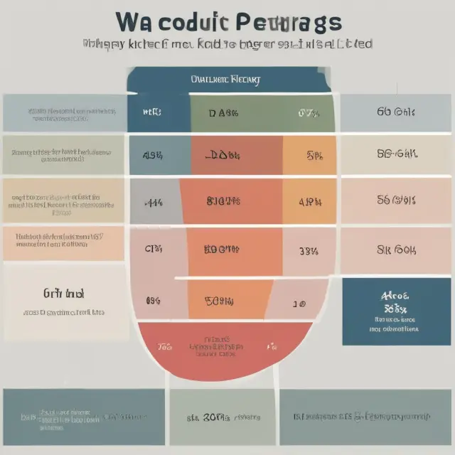 Pie chart showcasing various credit ratings