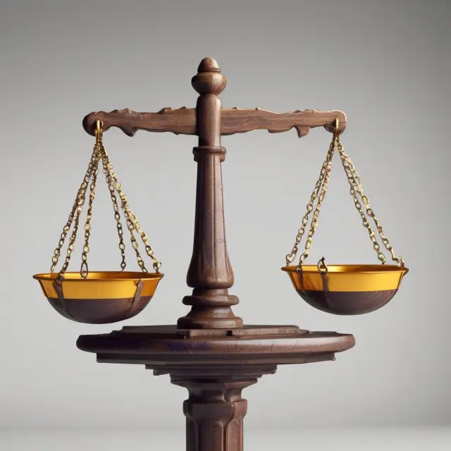 Image of a balanced scale with bonds representing varying credit ratings, each bond