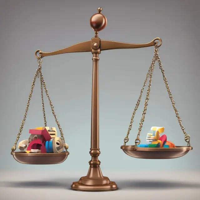 A balanced scale representing welfare losses from taxation. Question mark weights symbolize common queries about this significant economic issue.
