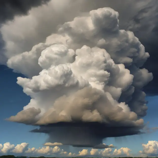 A dark storm cloud looms over an institution, symbolizing the impact of a Wells Notice on its reputation, operations, and regulatory compliance.