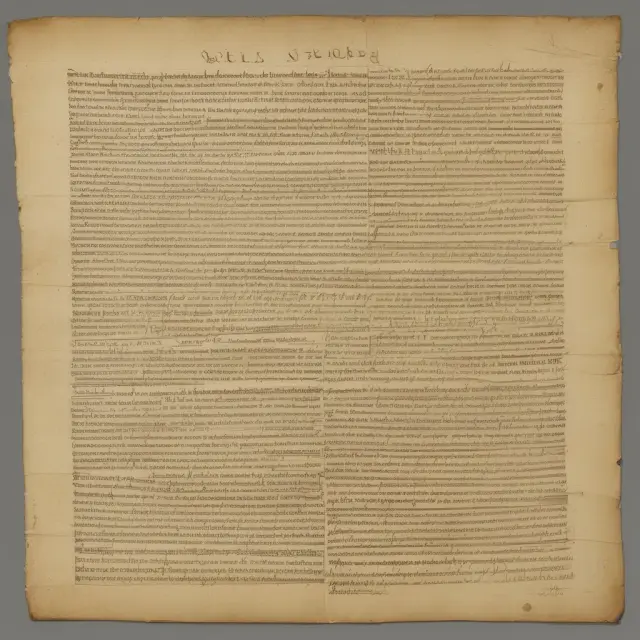An ancient parchment unfurling to reveal the contents of a Wells Notice, symbolizing investigative findings and the opportunity for response
