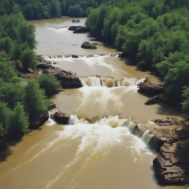 Image of a flowing river symbolizing the quick disbursement of wet loan funds for property transactions