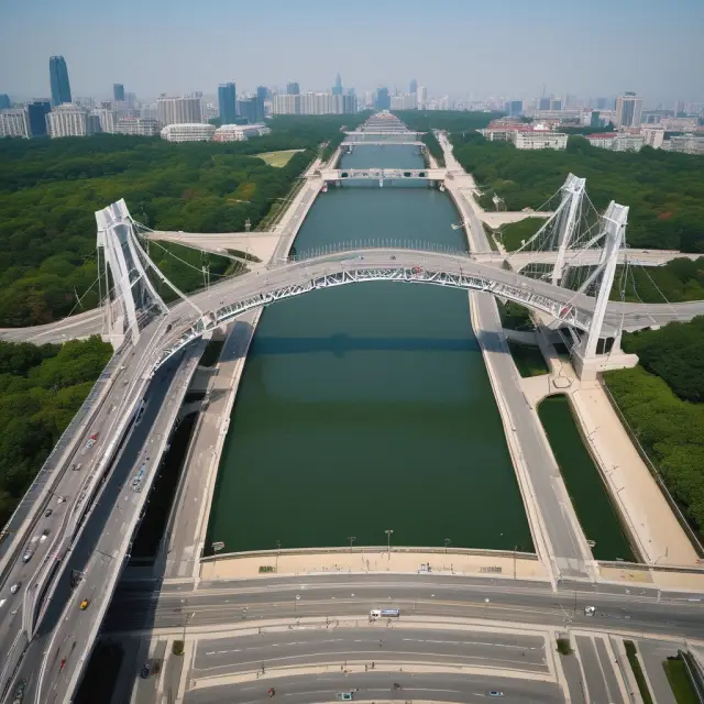 An image of a bridge connecting the logos of the Wharton School and Tsinghua University, representing their strategic partnership in China