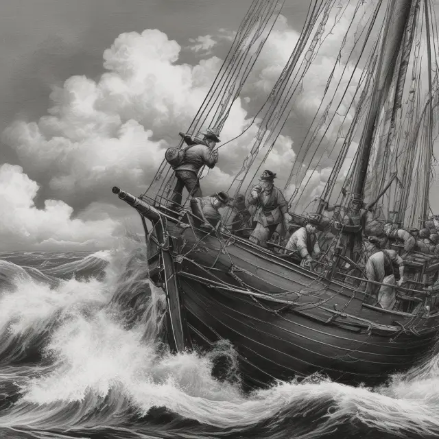 Sailors using technical indicators to navigate the stormy waters of a volatile market and avoid sudden price reversals (whipsaws)
