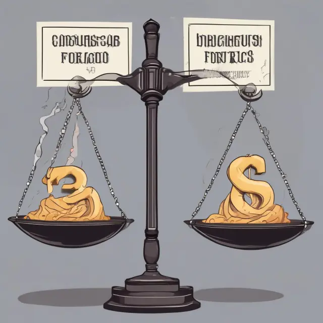 Two scales balanced between Consensus_Forecasts and Whisper_Numbers, symbolizing market anticipation before earnings announcements