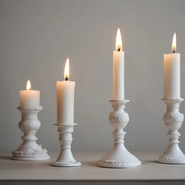 An image of white candlesticks on a chart, symbolizing bullish trends and positive market sentiment