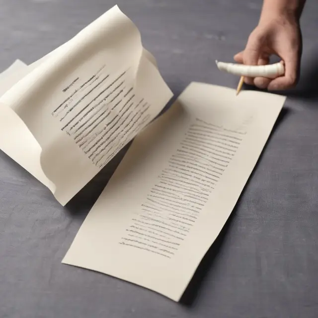 White paper being written, symbolizing transparency in regulatory reporting