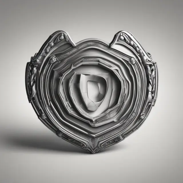 Two shields symbolizing solvency statements and waivers protecting the target company
