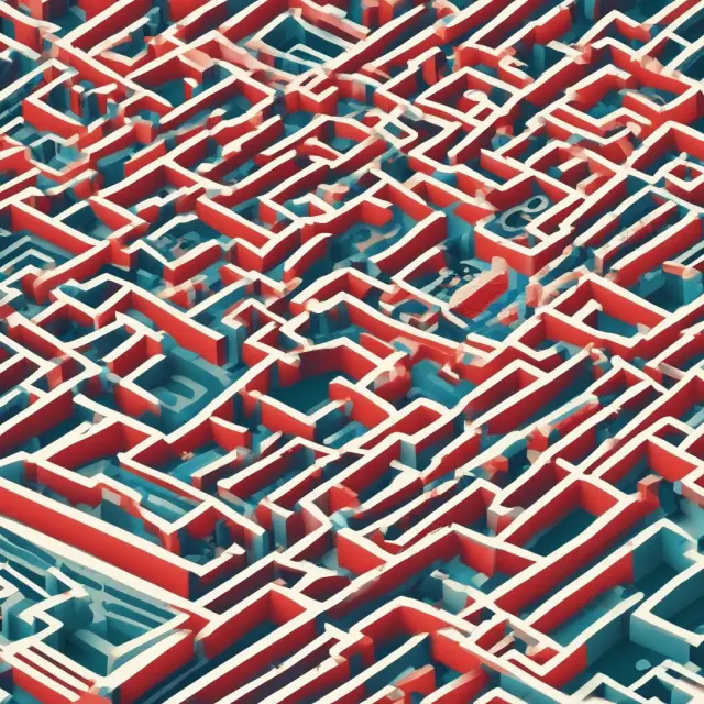 Maze made of interconnected financial graphs representing the intricate nature and challenges of conducting whole-life cost analysis.