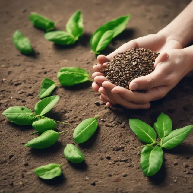An image of a lender handing over seeds to a gardener, symbolizing the process of issuing whole loans and their eventual sale in the secondary market