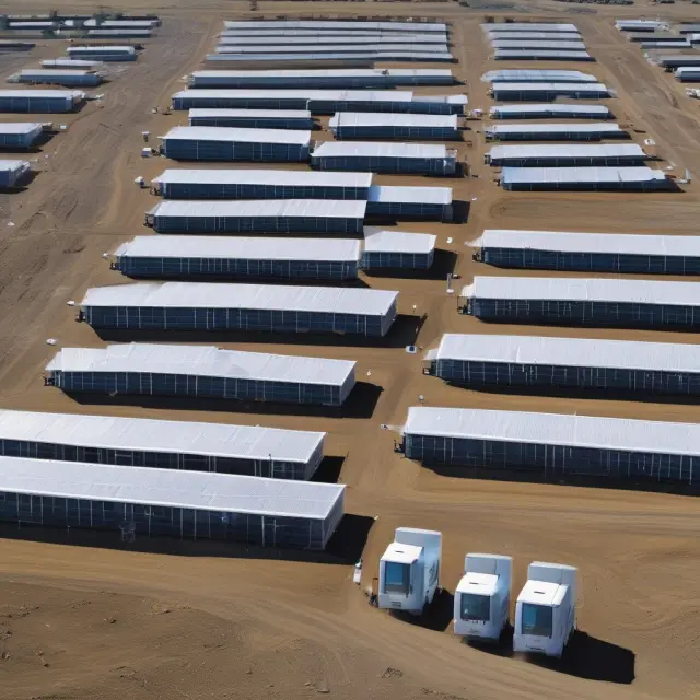 A metaphorical scene of a wholesale energy market as a turbulent storm, with end-consumers seeking refuge under a tree made of renewable energy