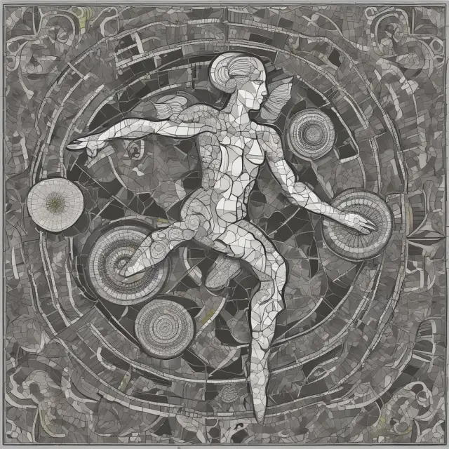 Image of two intertwined figures - one representing a nonadmitted carrier, the other a financial services giant. A mosaic background showcases various shards symbolizing risks balanced with stability.