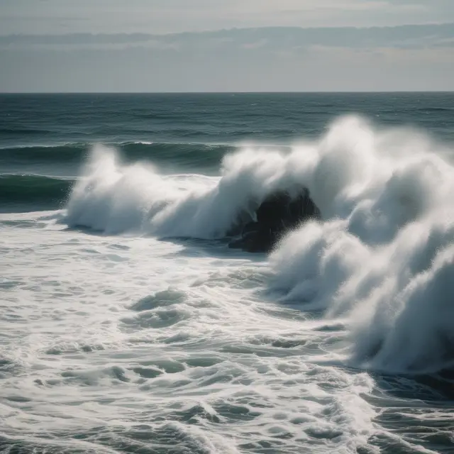 A metaphorical image of an uncontrollable sea representing the lack of regulatory oversight in wholesale insurance