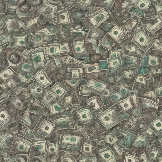 Wholesale money markets mosaic representing economic growth, financial stability, interest rates, and liquidity