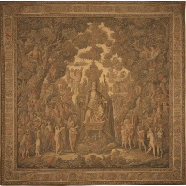 A vast tapestry unravelling, illustrating historical transformation of interbank lending into modern wholesale banking.