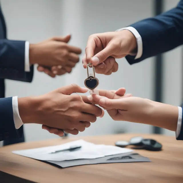 Retailer shaking hands with a wholesaler, illustrating cost savings and efficient sourcing benefits.