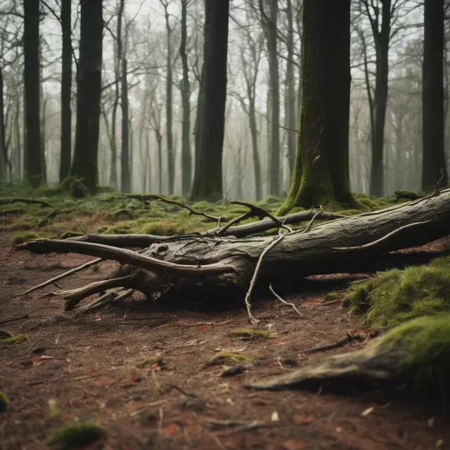Tree branch representing financial risks and unexpected losses