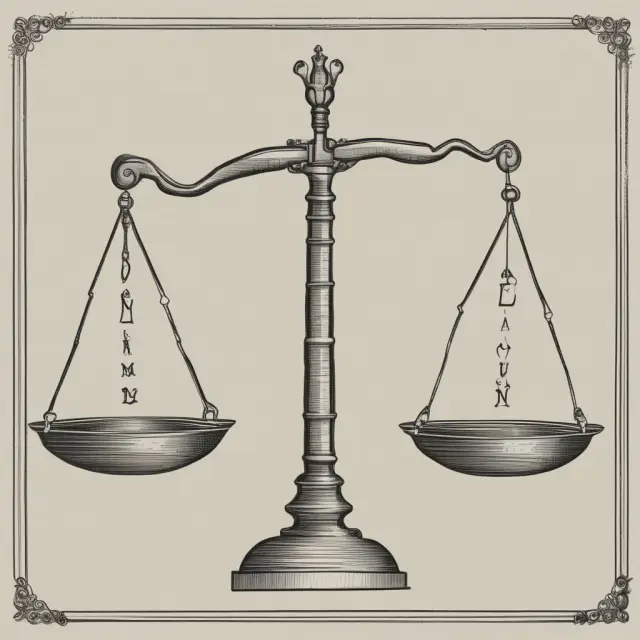 Visualization of the Wilcoxon signed-rank test: a balanced scale with 