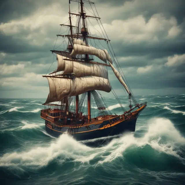 A sailor skillfully navigating the choppy seas, representing XYZ
