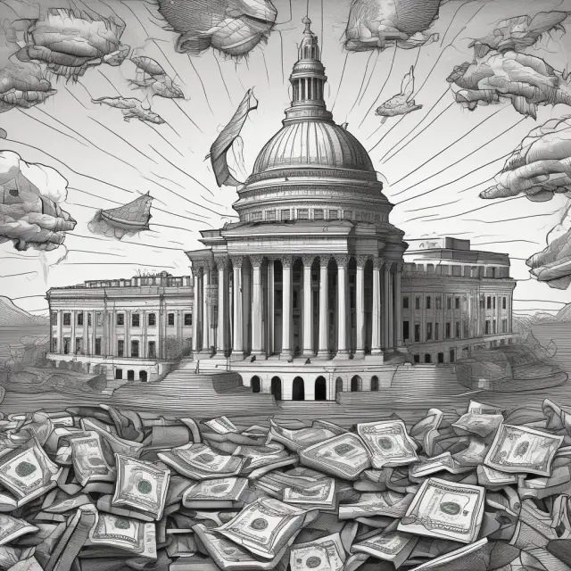 An image of the SEC as a fisherman casting a large net into turbulent financial waters to unearth industry-wide secrets.