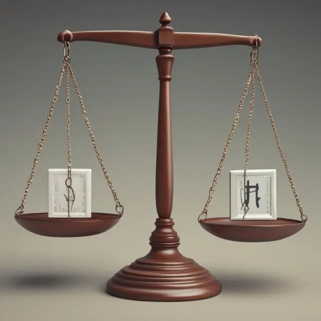 A weighing scale with 