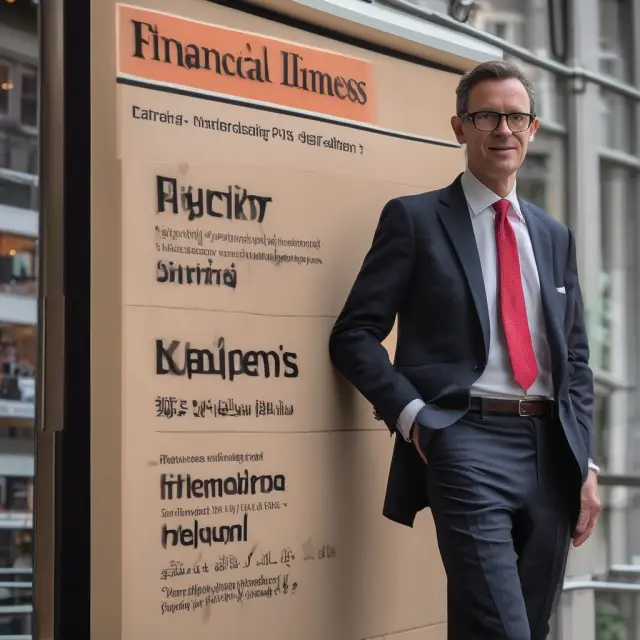 Two pillars symbolizing FTSE Russell and The Financial Times collaborating to provide market insights through the FT Wilshire 5000 Index