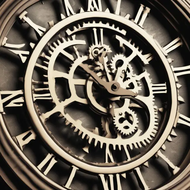 Liquidation clock showing various stages of business winding up process