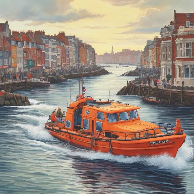 Image of a trust vessel and lifeboats ensuring financial security for beneficiaries