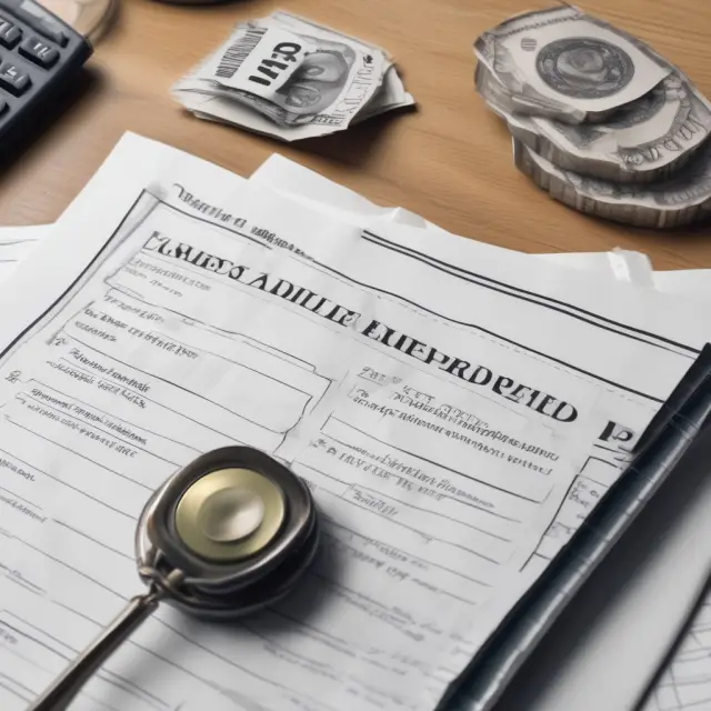 Approved credit scale with financial documents and balance sheet