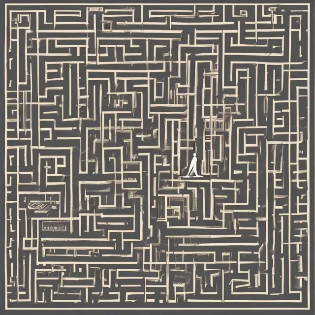 Employee navigating the complexities of defined-benefit pension plans with a withdrawal credit in hand, journeying through a maze of vesting rules, capped contributions, and ERISA guidelines.