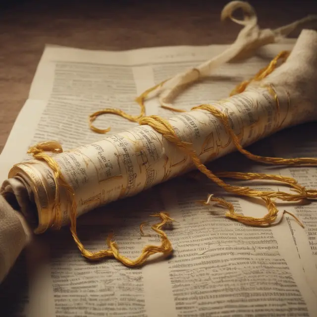 An ancient scroll unravels golden threads connecting three retirement accounts - 403(b), SEP IRA, and 401(k) - symbolizing their interconnected early withdrawal penalty rules.