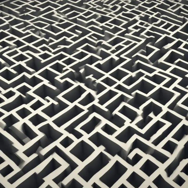 A person navigating a labyrinth filled with tax obligations and penalty fees while accessing their 401(k) savings