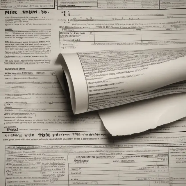 Tax code scroll unfurls to display alterations in withholding allowance calculations due to recent tax law changes