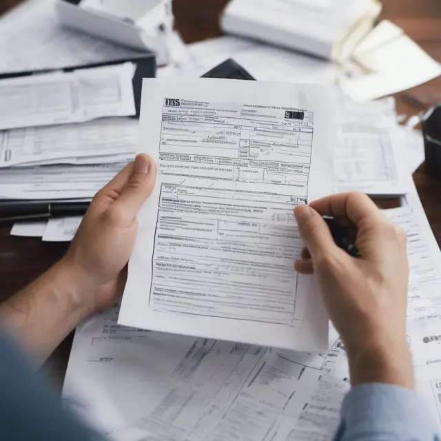 Person claiming tax exemption from withholding allowances using a W-4 form and IRS Publication 505.