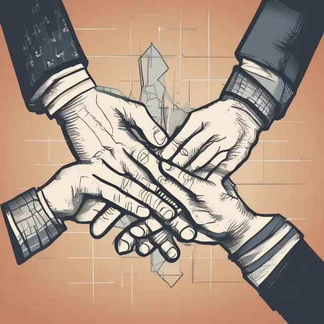A check is passed from one hand to another, symbolizing the endorsement process with the caption 