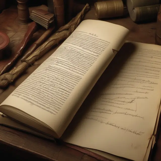 A library scene with an ancient scroll slowly unfurling to reveal more sections, symbolizing the expansion of WM/Reuters FX benchmark rates over time