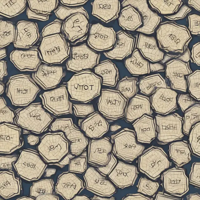 Mosaic depicting work tickets organizing labor hours, managing budgets, and maintaining client relationships