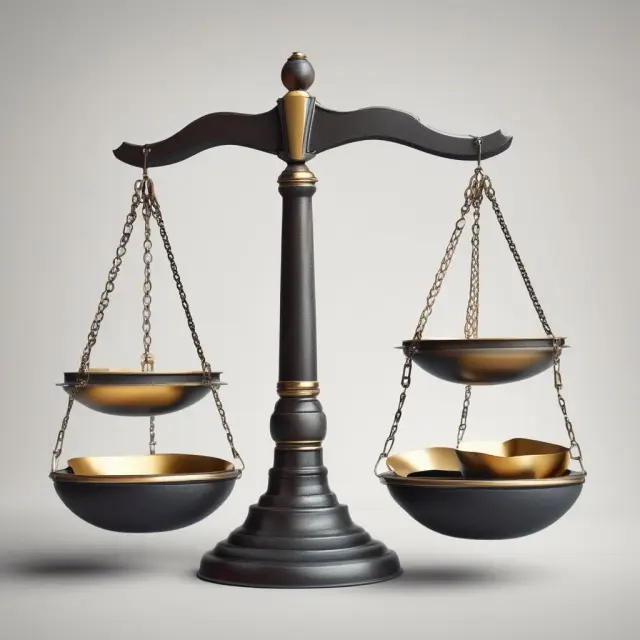 A scale balancing justice and fairness represents the Workers