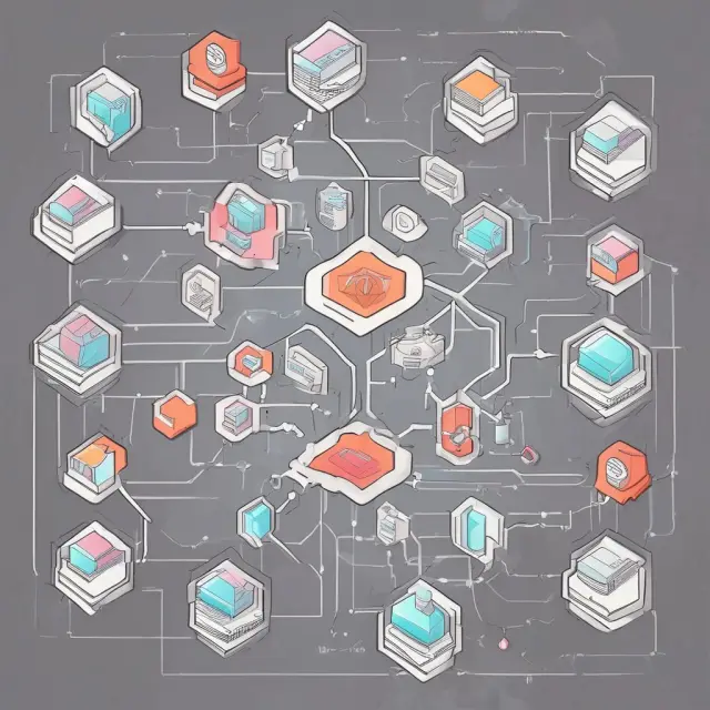 Workflow management illustrated as a flowchart guiding a digital factory floor